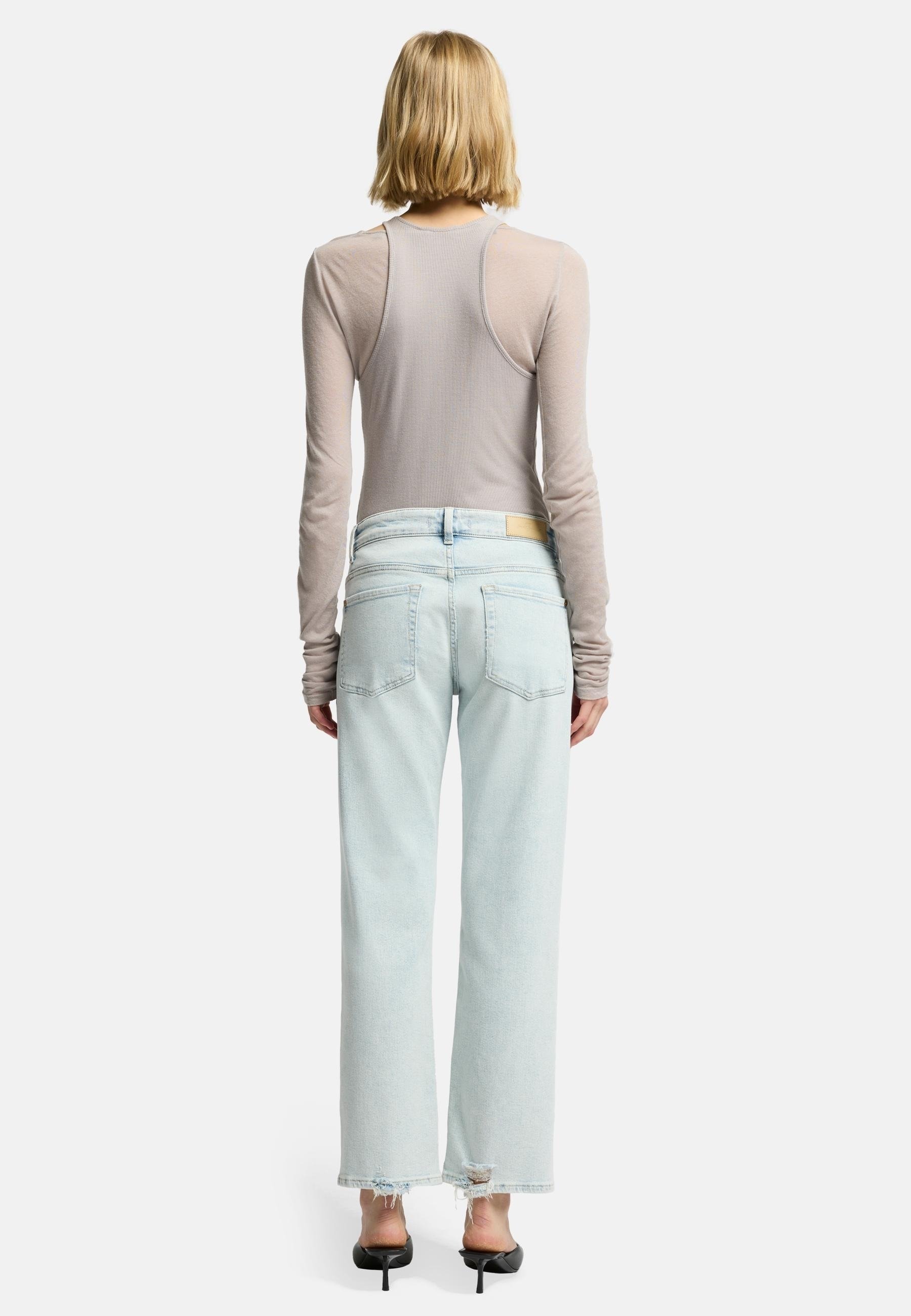 7 for all mankind CALIE - Jeansy Straight Leg/jasnoniebieski