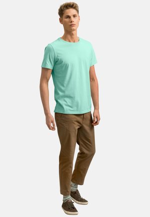 CREW NECK REGULAR FIT - T-Shirt basic - turquois