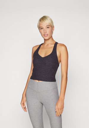 COZY ANYWHERE BUILT IN BRA TANK - Top - black heather