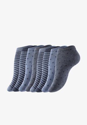 Vincent Creation "DOT´S AND STRIPES“ 8 PAAR - Socquettes - blautöne