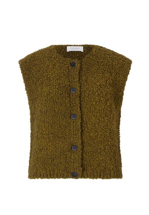 Rich & Royal, RICH & ROYAL WESTE - Waistcoat - golden moss