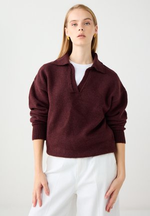 Polo - burgundy
