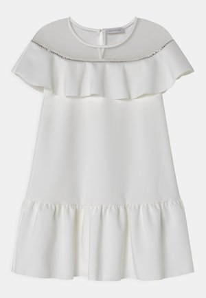 DRESS ABITO CON GALA CADY - Vestito elegante - panna