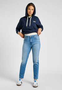 Lee ESSENTIAL HOODIE - Sweatshirt - mood indigo