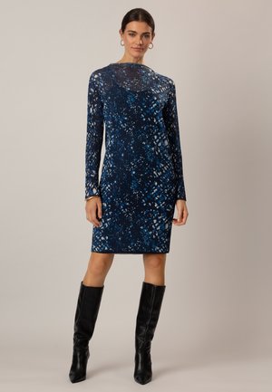 Apart Cocktailkleid/festliches Kleid - nachtblau-multicolor