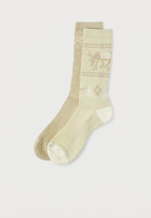 UNISEX 2 PACK - Sokid - desert khaki/sail