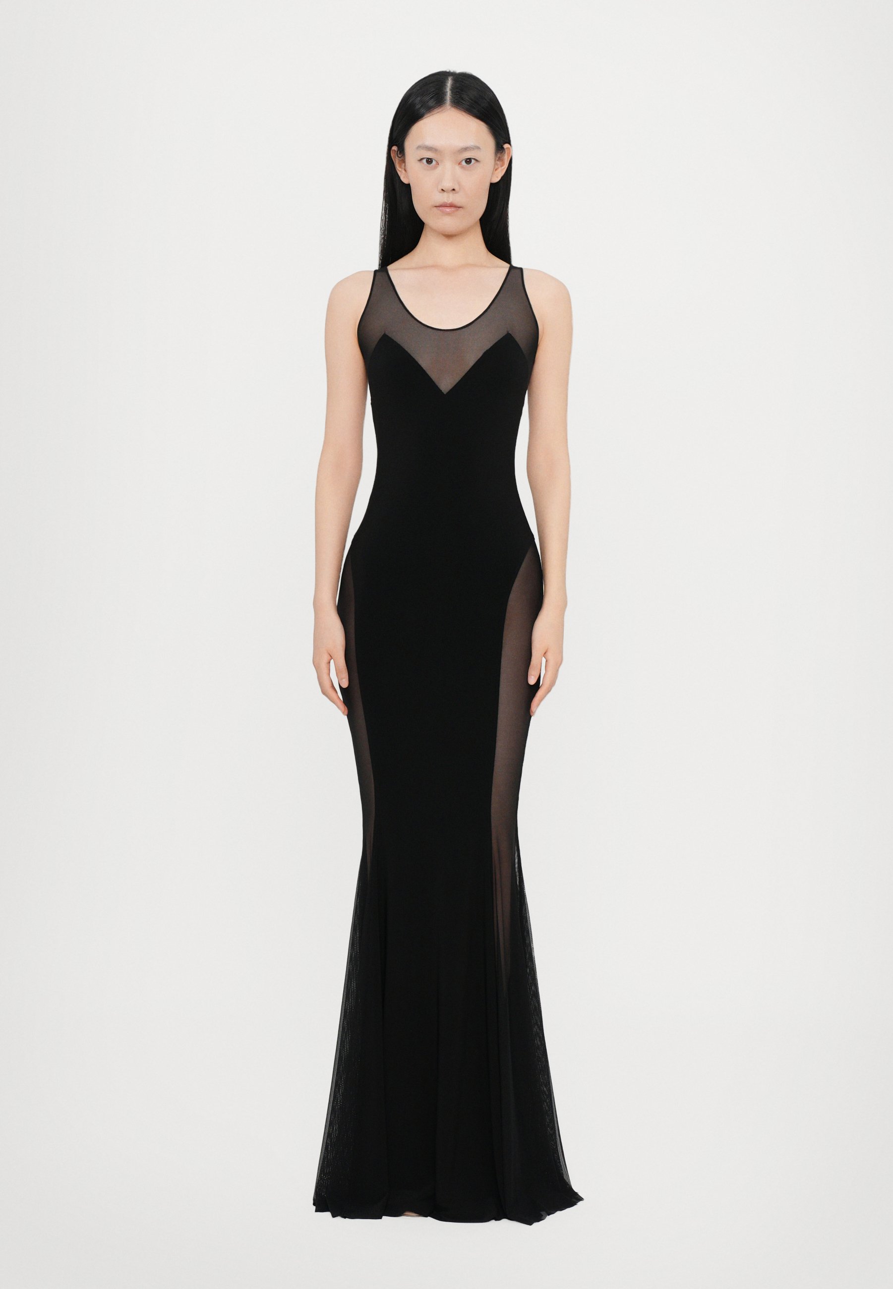 Norma Kamali LOW BACK RACER FISHTAIL GOWN - Robe de cocktail