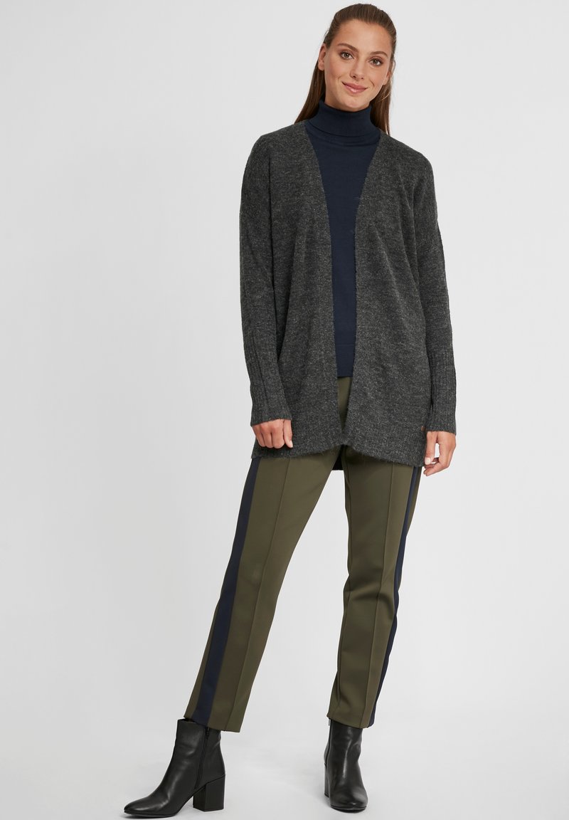 Damen Strickjacken | Oxmo OXGISELE Strickjacke dark grey melange/dunkelgrau - RW41841 Damen Strickjacken | Oxmo OXGISELE Strickjacke dark grey melange/dunkelgrau - RW41841