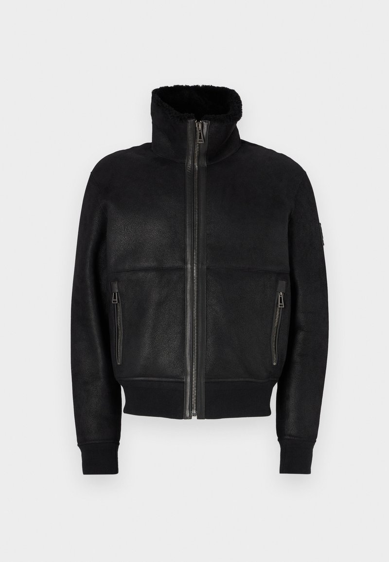 Belstaff Leren jas zwart