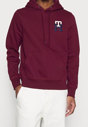 Kapuzenpullover - bordeaux