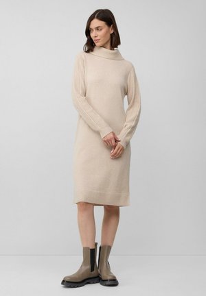 Gebreide jurk - beige