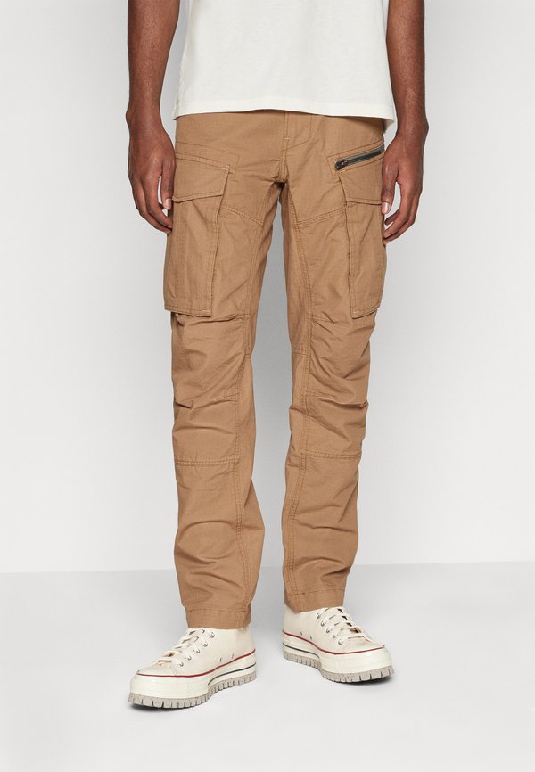 ROVIC ZIP TAPERED - Cargo trousers - fawn