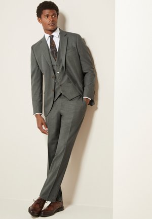 Next SLIM FIT MOTIONFLEX TWO BUTTON - Blazere - marl green