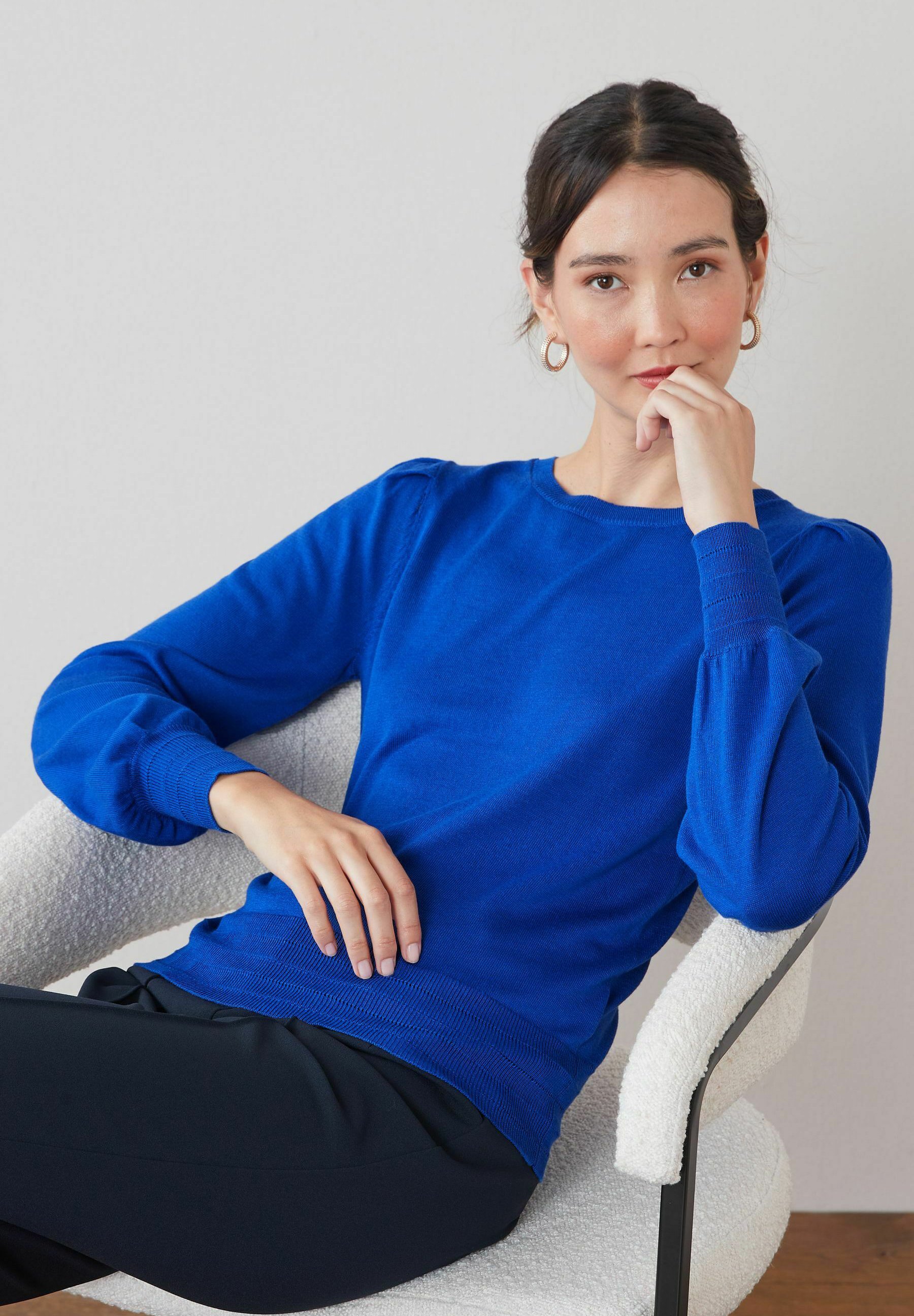 Next CREW NECK - Jumper - cobalt blue 