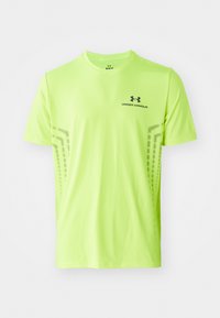 Under Armour VANISH ENERGY GRAPHIC - Basic T-shirt - high vis yellow / castlerock / castlerock
