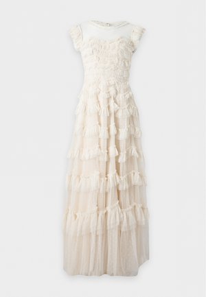 Needle & Thread, SCALLOP RUFFLE BALLERINA DRESS - Occasion wear - cream