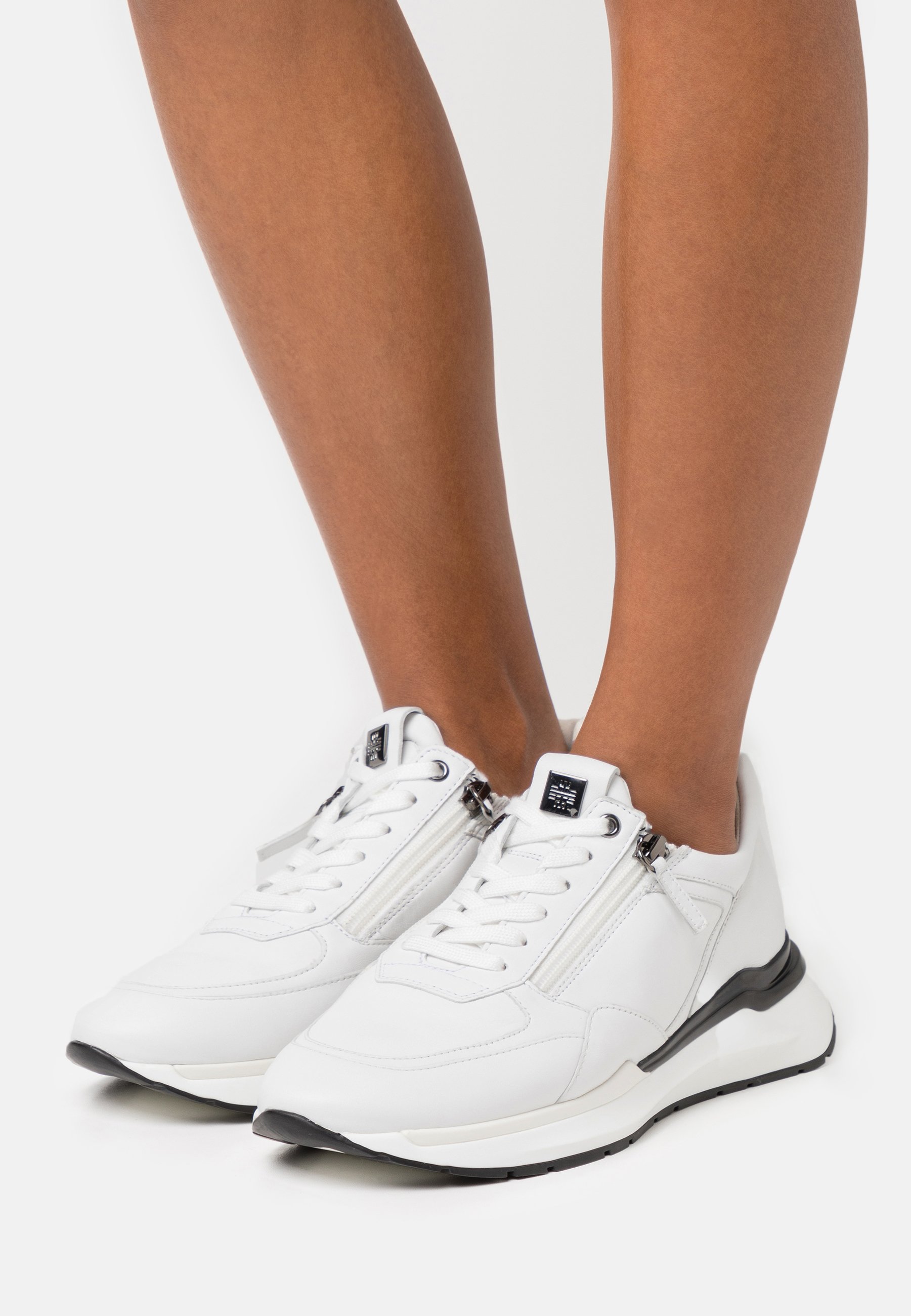 Högl Sneakers laag - weiß/gun/wit - Zalando.nl