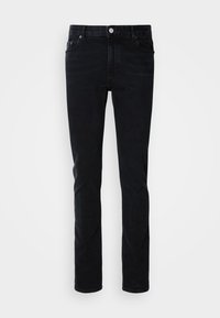 TROUSERS - Uske traperice - black