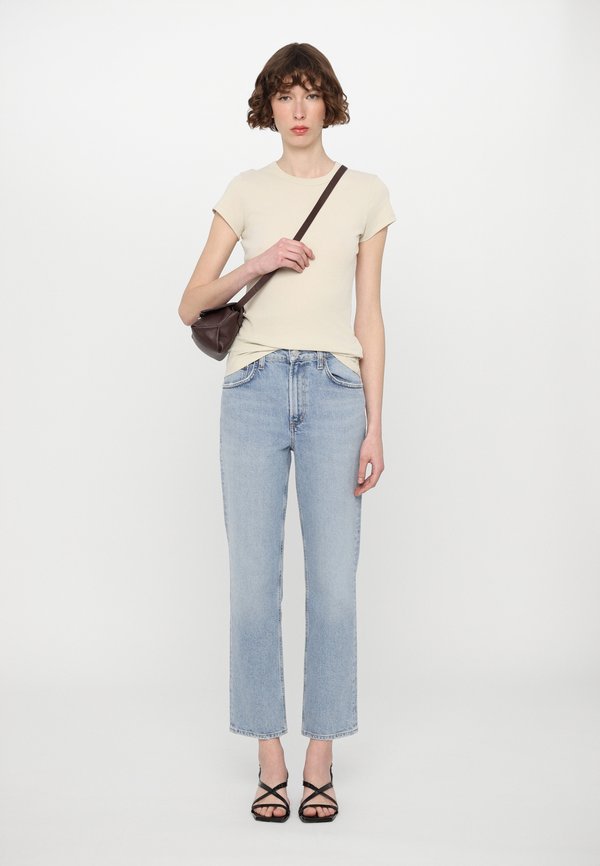 TEE - Basic T-shirt - dusty beig2