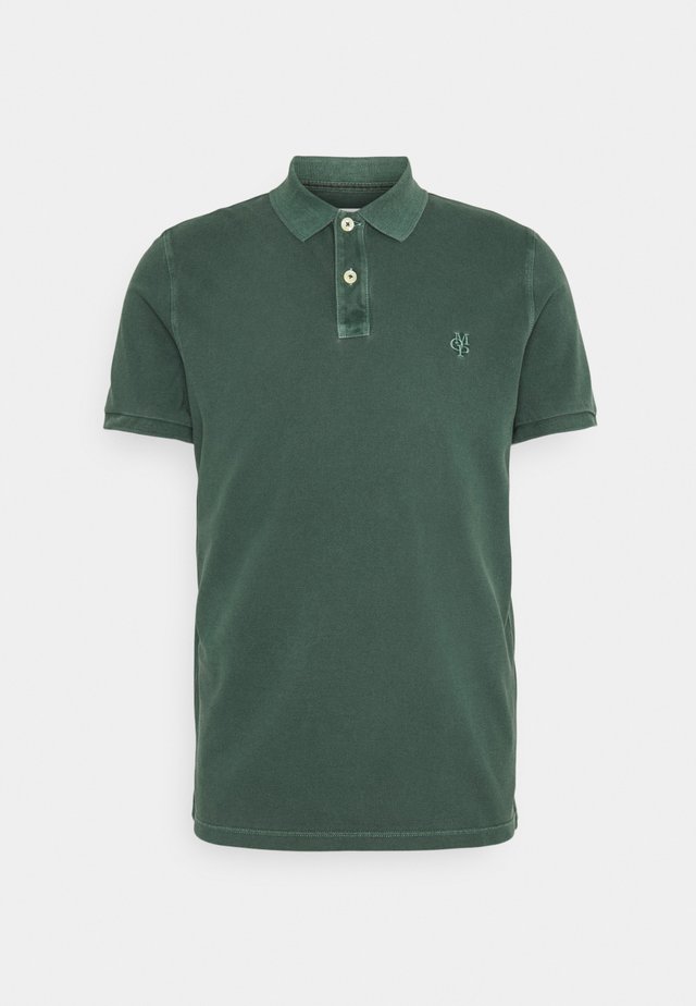 SHORT SLEEVE BUTTON PLACKET - Poloshirt - mystic green