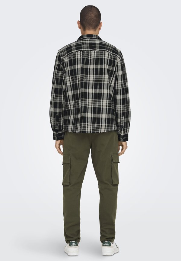 ONSMILO OVR CTN CHECK LS NOOS - Shirt3