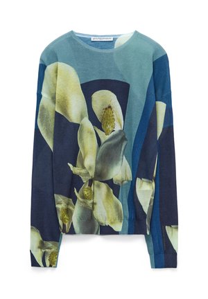 ADOLFO DOMINGUEZ, Pullover - black blue green