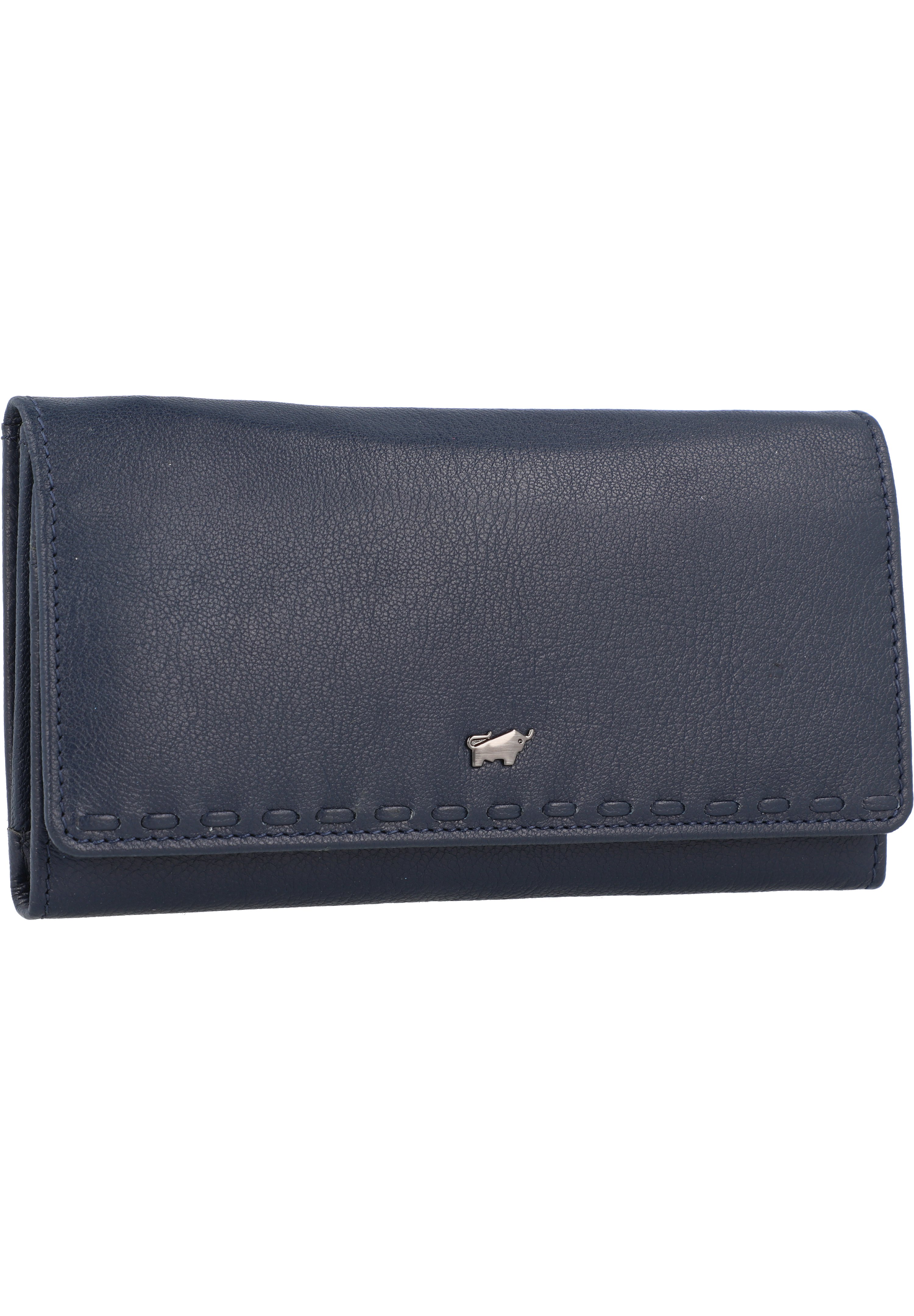 braun buffel wallet blue