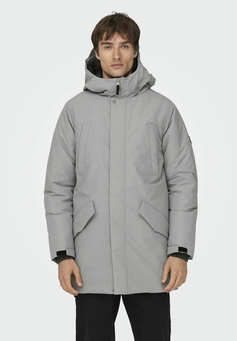 Only & Sons LANGER ONSCARL  - Zimski kaput - griffin