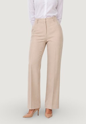 I AM, PANTALONI A PALAZZO PE26031 - Bukser - beige