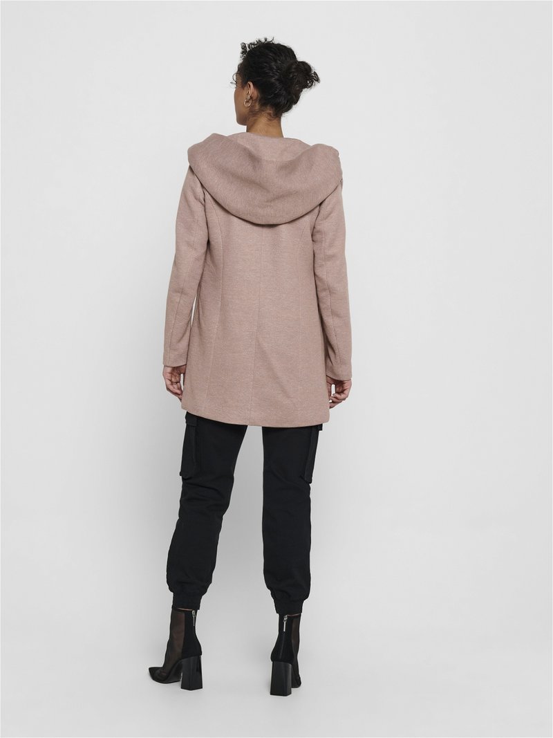 ONLY ONLSEDONA OTW NOOS - Pitkä takki - dark grey melange/tummanharmaa, meleerattu