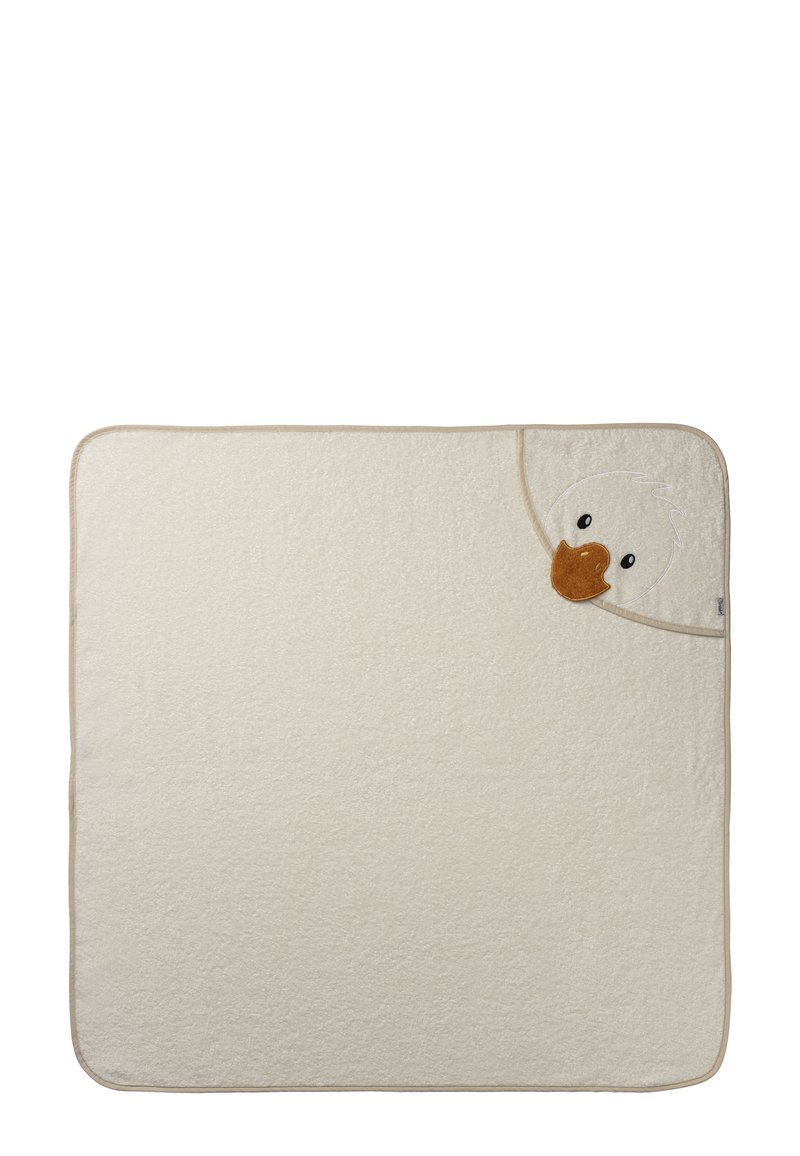 Sterntaler HOODED BATH TOWEL 100 X 100 CM EDDA - Badetuch - ecru