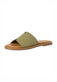 Tamaris Mules - sage