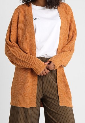 Cardigan - dark yellow