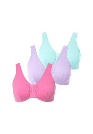 3 PACK  - T-paitaliivit - light mint green