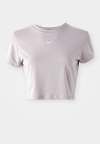 CROP - Camiseta básica - college grey/sail