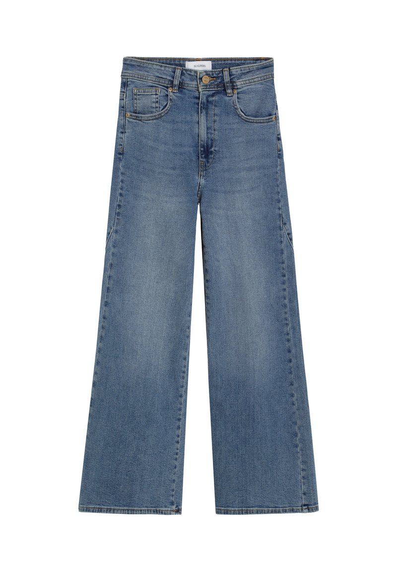 Scalpers Široké džíny - indigo/modrá - Zalando.cz