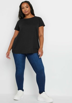 Yours Clothing, 3 PACK CURVE CORE - T-shirts basic - green