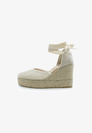 Manebí, WEDGE ESPADRILLES - Decolleté - white