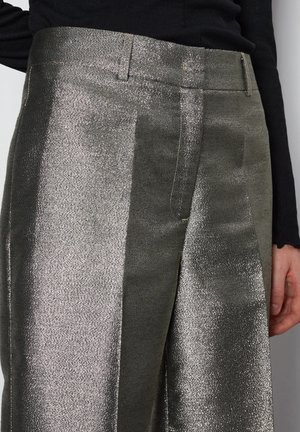 someday. WIDE LEG CATSBY GLAM - Broek - iced gold