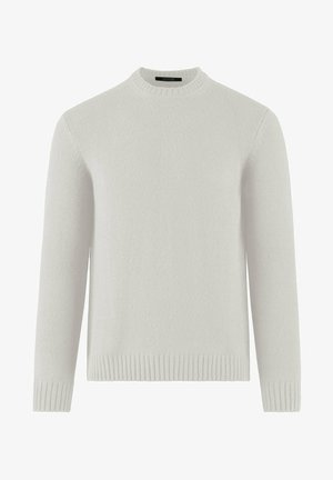 MIT RUNDHALSAUSSCHNITT - Maglione - off white