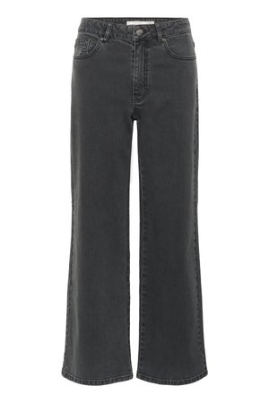 Gestuz ZOLINA WIDE - Wide Leg - charcoal grey