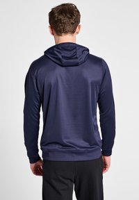 Hummel HMLPROMO POLY HOODIE - Felpa con cappuccio - marine