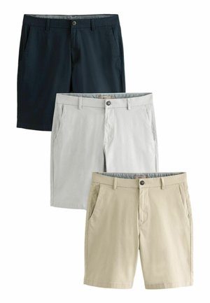 Shorts - navy blue grey stone