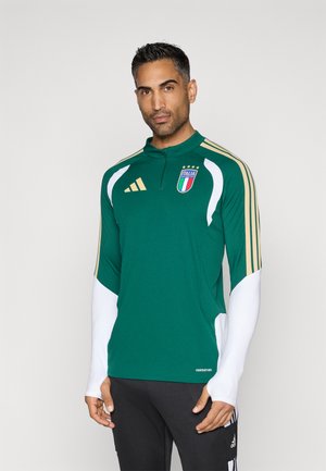 ITALY 26 TIRO TRAINING TOP - Μπλούζα με μακριά μανίκια - collegiate green