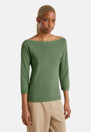 BOAT NECK - Jumper - green