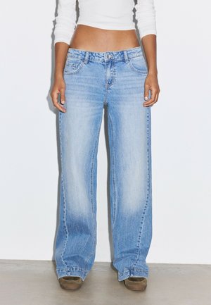 Stradivarius, - Jeansy Relaxed Fit