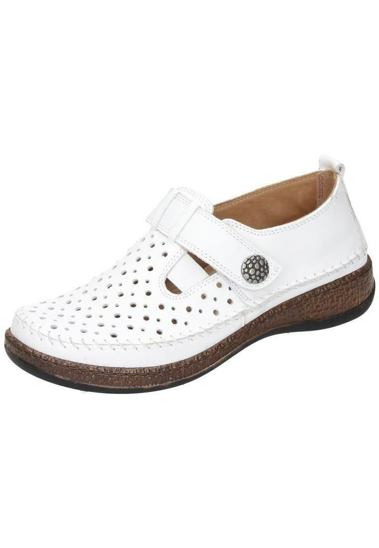 Damen Halbschuhe | Comfortabel Slipper weiß - JU86293 Damen Halbschuhe | Comfortabel Slipper weiß - JU86293