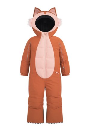 SQUIR - Schneeanzug - leather brown/mellow rose