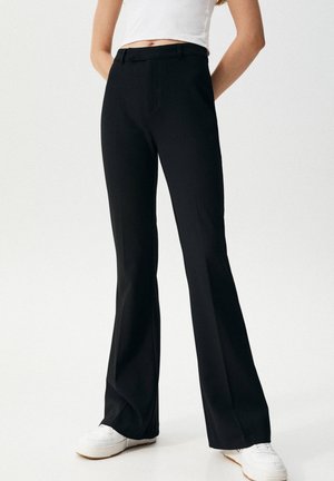 Trousers - mottled black