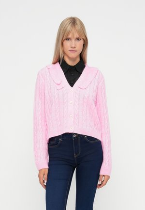 ONLVIRA V NECK BUTTON - Gilet - sea pink
